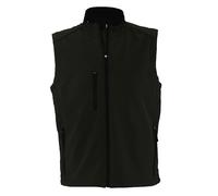 (2XL, Black) SOLS Mens Rallye Soft Shell Bodywarmer Jacket