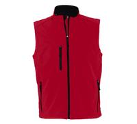 SOLS Mens Rallye Soft Shell Bodywarmer Jacket (Red) - Size 2XL