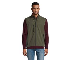 SOL'S Men's Rallye Softshell Sleeveless Gilet in Bottle Green | Size: 2XL SOL'S Bottle Green 2XL