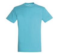 SOLS Mens Regent Short Sleeve T-Shirt (Aqua) - Blue Cotton - Size 2XL