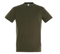 SOLS Mens Regent Short Sleeve T-Shirt (Army) - Green Cotton - Size 4XL