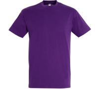 SOLS Mens Regent Short Sleeve T-Shirt (Dark Purple) Cotton - Size X-Large