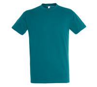 SOLS Mens Regent Short Sleeve T-Shirt (Duck Blue) Cotton - Size Small