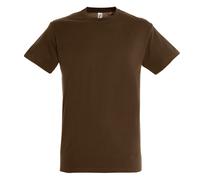 SOLS Mens Regent Short Sleeve T-Shirt (Earth) - Brown Cotton - Size 3XL