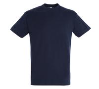 SOLS Mens Regent Short Sleeve T-Shirt (French Navy) Cotton - Size Large