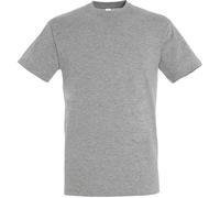 SOLS Mens Regent Short Sleeve T-Shirt (Grey Marl) Cotton - Size 3XL