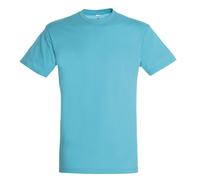 SOL'S Men's Regent Short Sleeve T-Shirt in Aqua | Size: Large SOL'S Aqua L