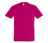 SOL'S Men's Regent Short Sleeve T-Shirt in Fuchsia | Size: Large SOL'S Fuchsia L