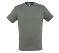 SOL'S Men's Regent Short Sleeve T-Shirt in Mid Grey | Size: Small SOL'S Mid Grey S