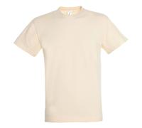 SOLS Mens Regent Short Sleeve T-Shirt (Natural) Cotton - Size Medium