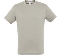 SOLS Mens Regent Short Sleeve T-Shirt (Light Grey) Cotton - Size Large