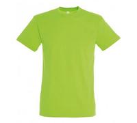 SOLS Mens Regent Short Sleeve T-Shirt (Lime) - Green Cotton - Size Small