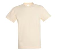 SOLS Mens Regent Short Sleeve T-Shirt (Natural) Cotton - Size Small