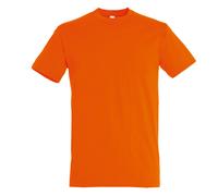 SOLS Mens Regent Short Sleeve T-Shirt (Orange) Cotton - Size 2XS