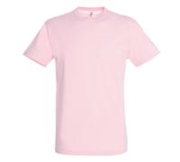 SOLS Mens Regent Short Sleeve T-Shirt (Pale Pink) Cotton - Size 2XS