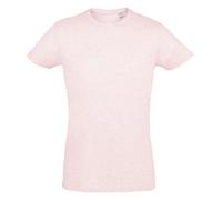 SOLS Mens Regent Slim Fit Short Sleeve T-Shirt (Heather Pink) - Multicolour Cotton - Size 2XL