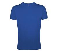 SOL'S Men's Regent Slim Fit Short Sleeve T-Shirt in Blue | Size: Medium SOL'S Blue M