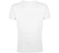 SOLS Mens Regent Slim Fit Short Sleeve T-Shirt (White) Cotton - Size 2XL
