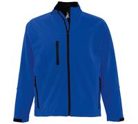 SOLS Mens Relax Soft Shell Jacket (Breathable, Windproof And Water Resistant) (Royal Blue) - Size X-Large