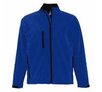 Relax Soft Shell Jacket (Breathable, Windproof And Water Resistant) SOL'S Blue XL