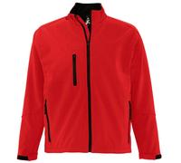 SOL'S Men's Relax Soft Shell Jacket (Breathable, Windproof & Water Resistant) in Red | Size: 2XL SOL'S Red 2XL