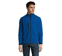 SOL'S Men's Relax Soft Shell Jacket in Blue | Size: Small SOL'S Blue S