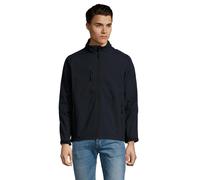 SOL'S Men's Relax Soft Shell Jacket in Dark Blue | Size: XL SOL'S Dark Blue XL