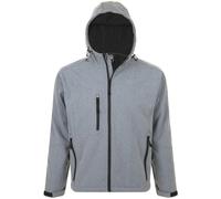 SOLS Mens Replay Hooded Soft Shell Jacket (Windproof & Water PC410