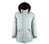 SOL'S Men's Robyn Padded Jacket in Grey | Size: Medium SOL'S Grey M