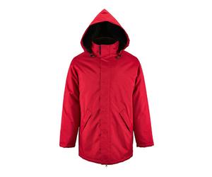 SOL'S Men's Robyn Padded Jacket in Red | Size: Medium SOL'S Red M