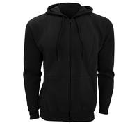 SOLS Mens Seven Full Zip Hooded Sweatshirt / Hoodie (Black) - Size 3XL