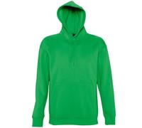 SOL'S Men's Slam Hooded Sweatshirt Hoodie in Green | Size: Small SOL'S Green S