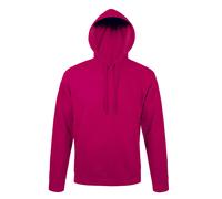 SOL'S Men's Snake Hooded Sweatshirt Hoodie in Fuchsia | Size: Medium SOL'S Fuchsia M