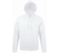 SOLS Mens Snake Unisex Hooded Sweatshirt / Hoodie (White) Cotton - Size Large