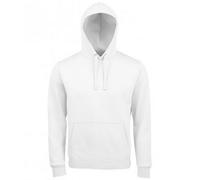 SOLS Unisex Adults Spencer Hooded Sweatshirt (White) - Size Small