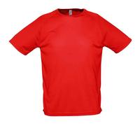 SOL'S Men's Sporty Raglan T-Shirt in Red | Size: XL SOL'S Red XL