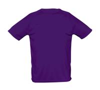 SOLS Mens Sporty Short Sleeve Performance T-Shirt (Dark Purple) - Size Medium