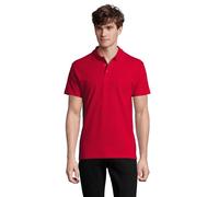 SOL'S Men's Spring II Polo Shirt in Red | Size: Medium SOL'S Red M