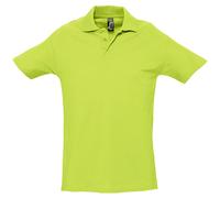 SOLS Mens Spring II Short Sleeve Heavyweight Polo Shirt (Apple Green) - Multicolour Cotton - Size X-Large