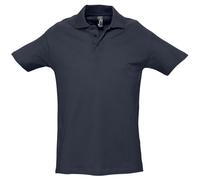 SOL'S Men's Spring II Short Sleeve Heavyweight Polo Shirt in Navy | Size: 3XL SOL'S Navy 3XL