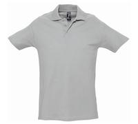 SOL'S Men's Spring II Short Sleeve Heavyweight Polo Shirt in Grey | Size: 5XL SOL'S Grey 5XL