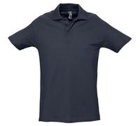 SOL'S Men's Spring II Short Sleeve Heavyweight Polo Shirt in Navy | Size: Medium SOL'S Navy M