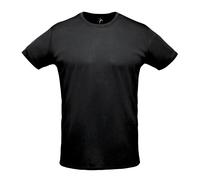 SOL'S Men's Sprint T-Shirt in Black | Size: 2XS SOL'S Black 2XS