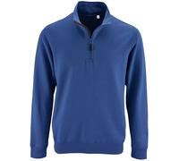 SOLS Mens Stan Contrast Zip Neck Sweatshirt (Royal Blue) - Size 3XL