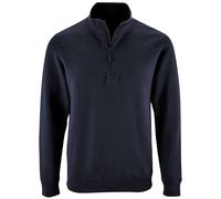 SOL'S Men's Stan Zip Standing Collar Jumper in Navy | Size: 2XL SOL'S Navy 2XL