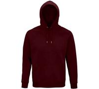 SOLS Unisex Adult Stellar Organic Hoodie (Burgundy) - Size Medium