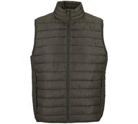 SOLS Mens Stream Body Warmer (Army) - Green - Size Small