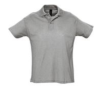 Summer II Pique Short Sleeve Polo Shirt SOL'S Grey XXL