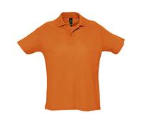 Summer II Pique Short Sleeve Polo Shirt SOL'S Orange XXL