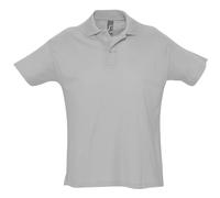 Summer II Pique Short Sleeve Polo Shirt SOL'S Grey XXL